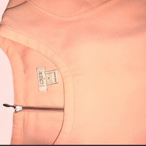 J. Crew Coral-Peach Sleeveless Shell